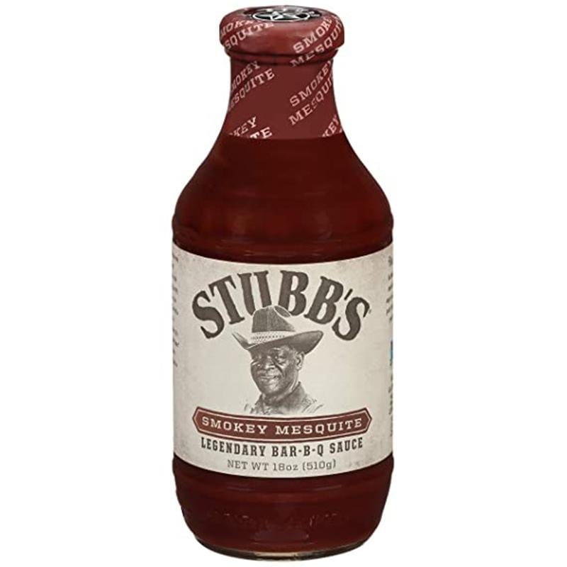 BBQ Sauce, Steak Sauce, Wing Sauce & Liquid Smoke - Stubb's Smokey Mesquite Legendary Bar-B-Q Sauce