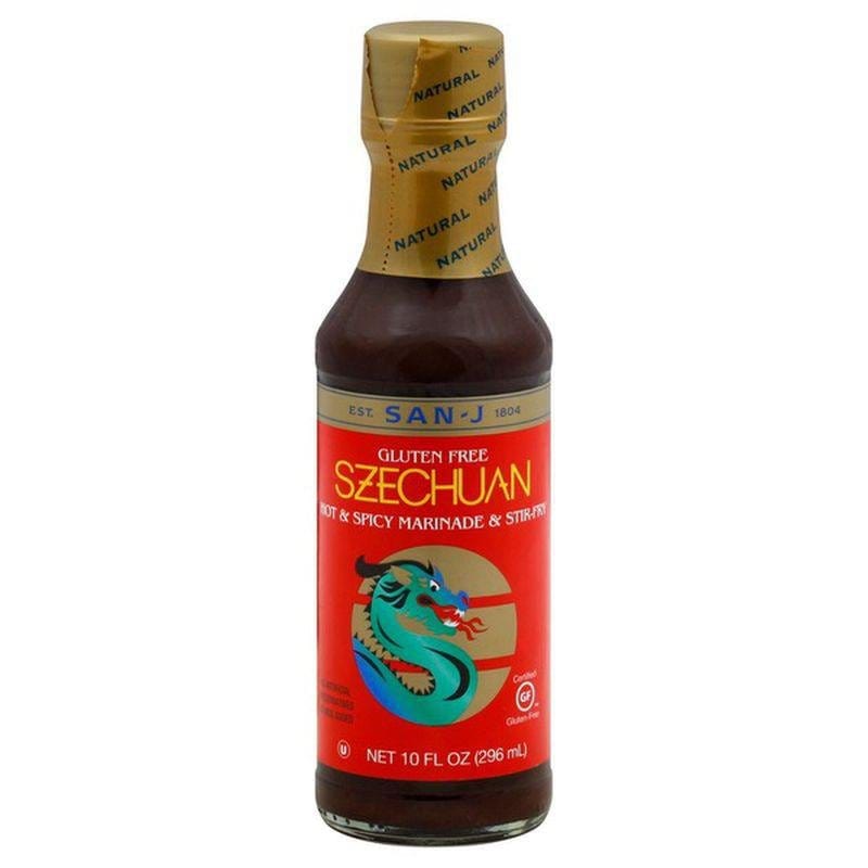 Cooking Sauce, Stir-Fry - San-J Gluten Free Marinade & Stir-Fry Szechuan Hot & Spicy