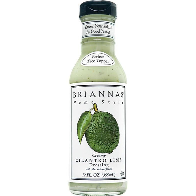 Dipping Sauce, Ketchup, Mayonnaise, Salad Dressing & Salsa - Briannas Creamy Cilantro Lime Dressing