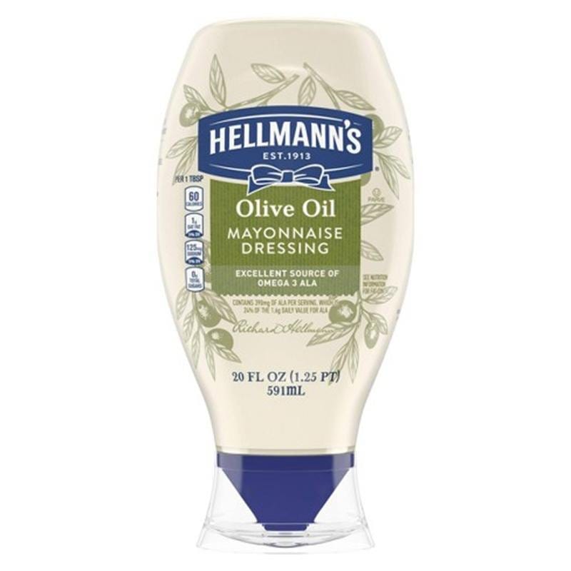 Dipping Sauce, Ketchup, Mayonnaise, Salad Dressing & Salsa - Hellmann's Olive Oil Mayonnaise Dressing