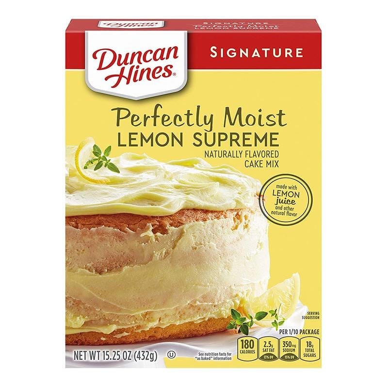 Duncan Hines Perfectly Moist Lemon Supreme Signature - hot sauce market & more