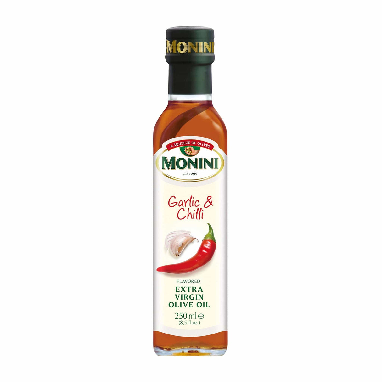 Monini Garlic & Chilli Flavored Extra Virgin Olive Oil
