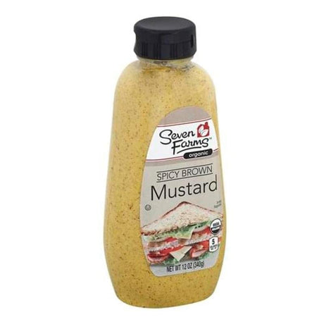 Mustard - Seven Farms Organic Spicy Brown Mustard