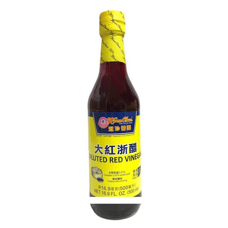 Vinegar, Balsamic Glace & Cooking Wine - Koon Chun Diluted Red Vinegar