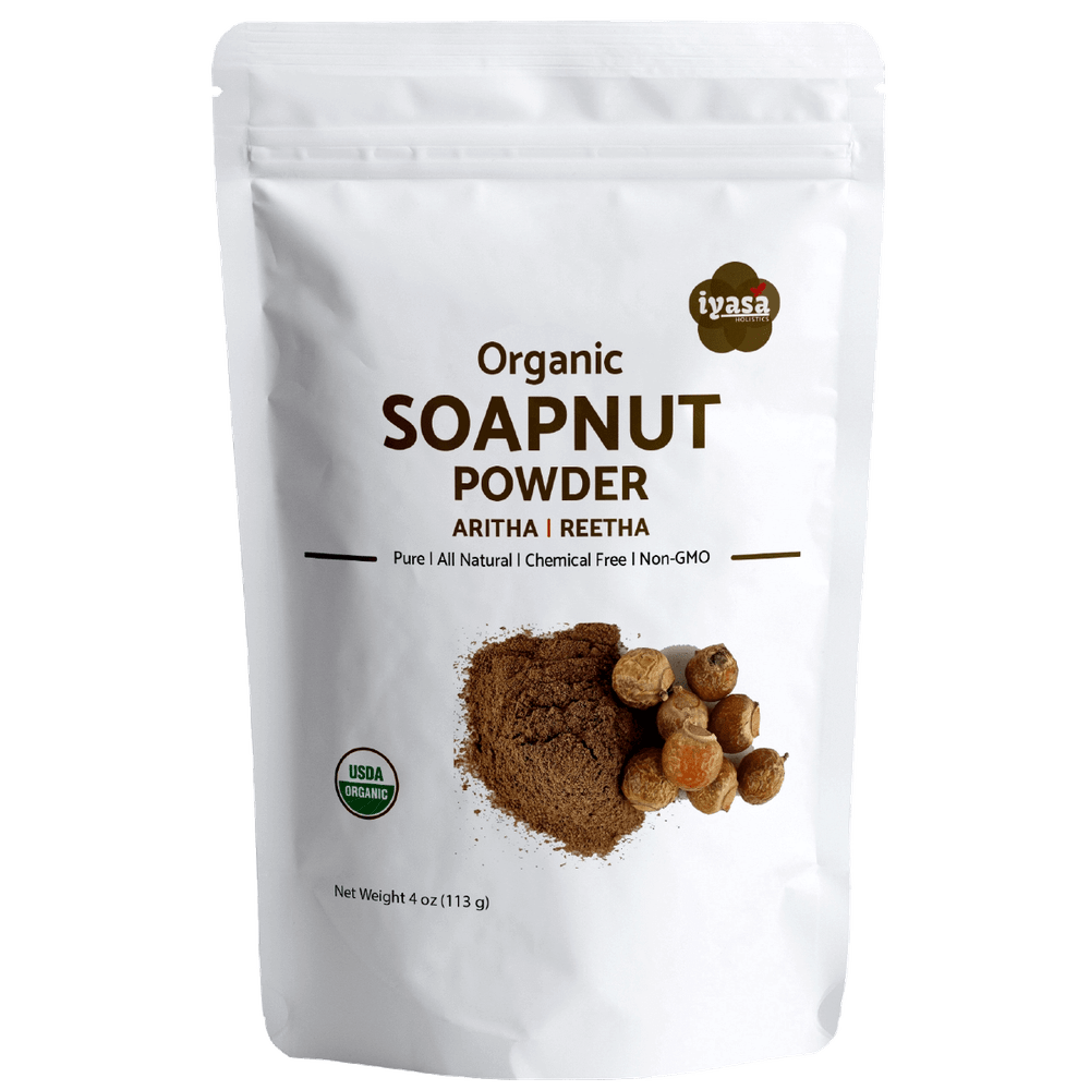 Iyasa Holistics - Organic Soapnut Powder - 8 oz