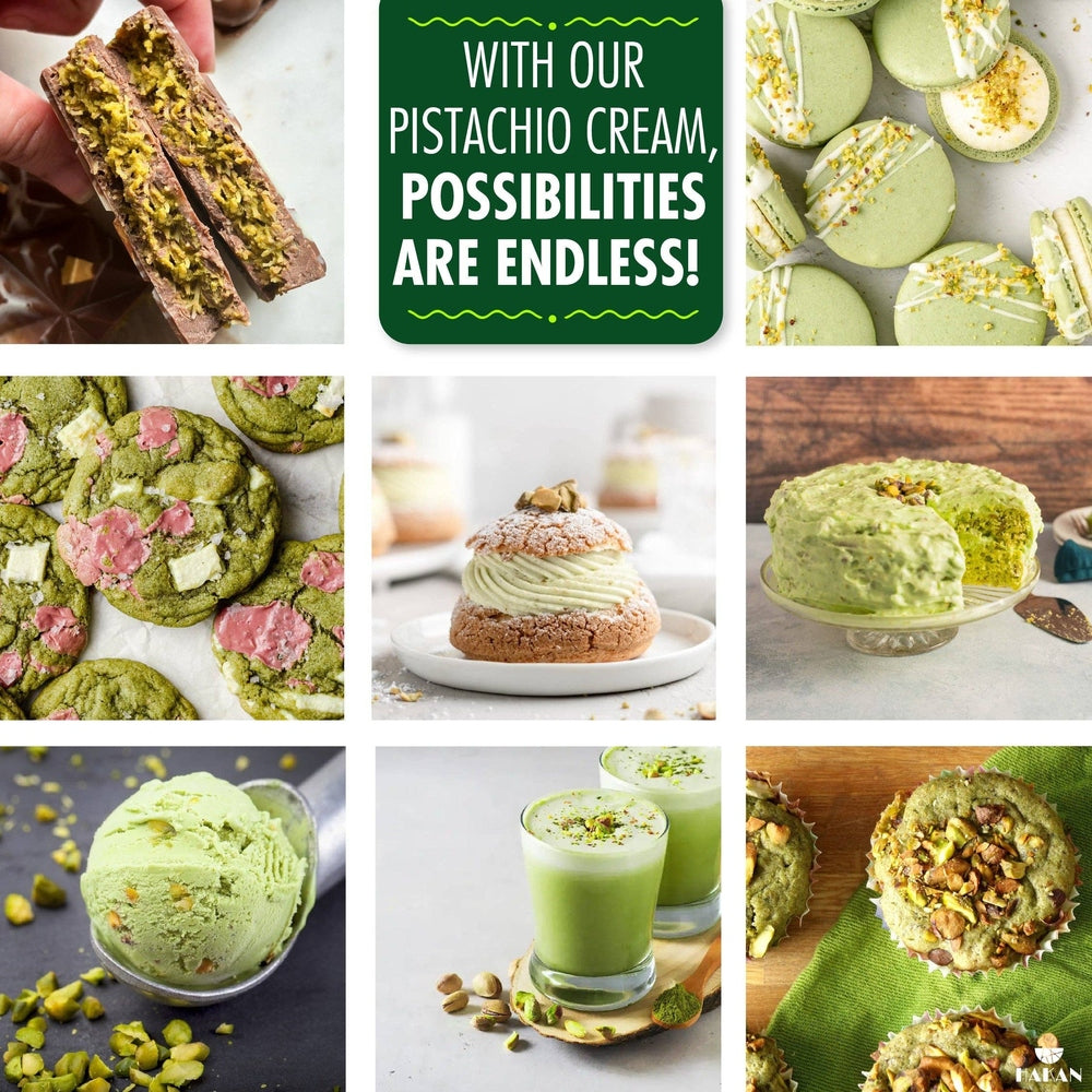 Hakan - Hakan Pistachio Cream, Pistachio Butter for Dubai Chocolate 7.05oz
