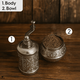Hakan - Copper Black Pepper Grinder, Refillable Spice Mill, 4.3 in - Copper