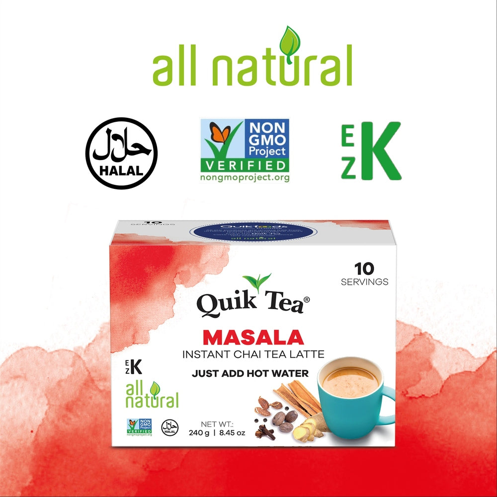 Quik Tea - Masala Chai Tea Latte - 10 Count
