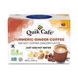 Quik Tea - Quik Café Tumeric Ginger Coffee Latte - 10 Count