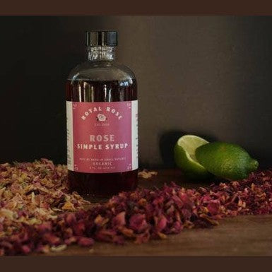 Royal Rose Syrups - Rose Organic Simple Syrup - 8 oz
