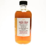 Royal Rose Syrups - Saffron Organic Simple Syrup - 8 oz