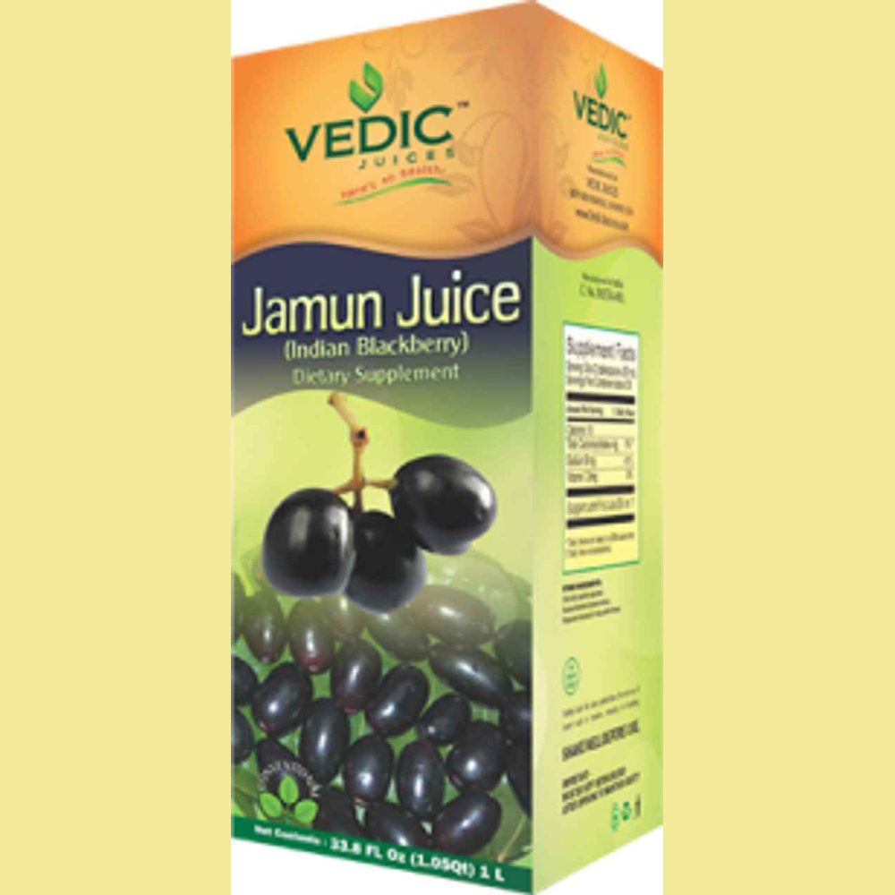 Vedic Jamun Juice Indian Blackberry 1L