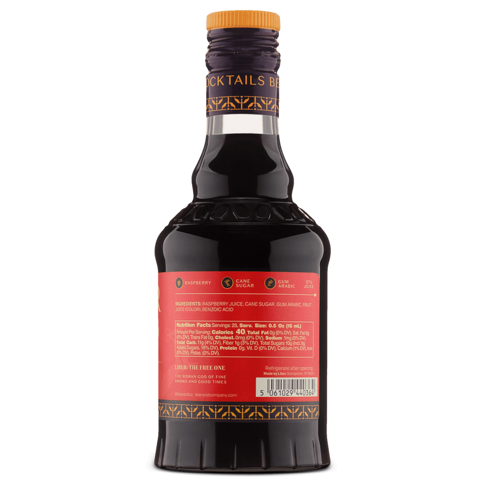 Liber & Co. - Raspberry Gum Syrup - 375 mL