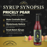 Liquid Alchemist Syrups - Prickly Pear Syrup for Margaritas, Cocktails & Drinks - 375ml