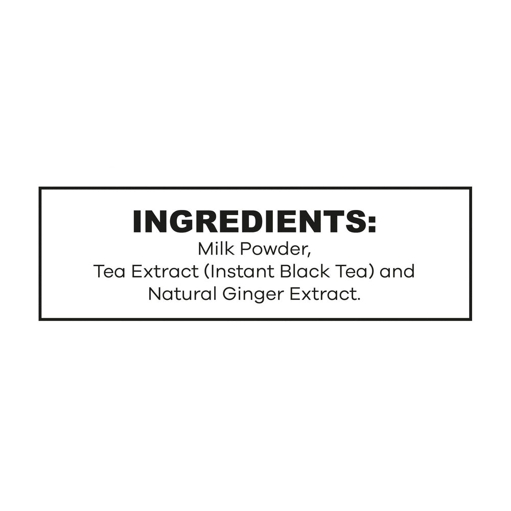 Quik Tea - Unsweetened Ginger Chai Tea Latte – 10 Count