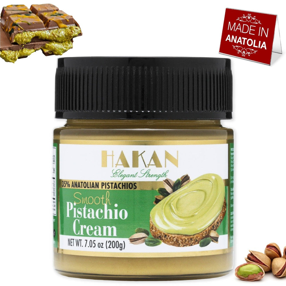 Hakan - Hakan Pistachio Cream, Pistachio Butter for Dubai Chocolate 7.05oz
