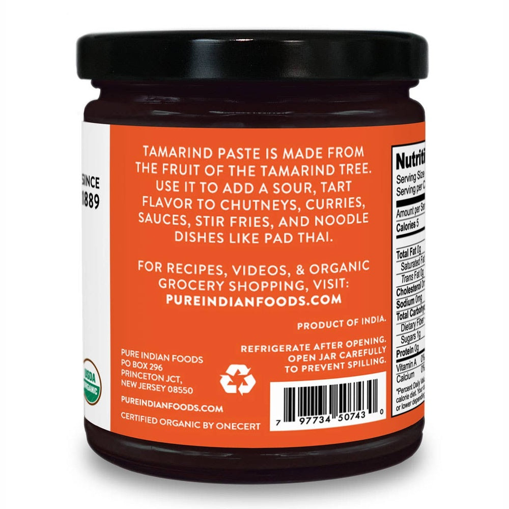 Pure Indian Foods - Tamarind Paste, Certified Organic - 11 oz