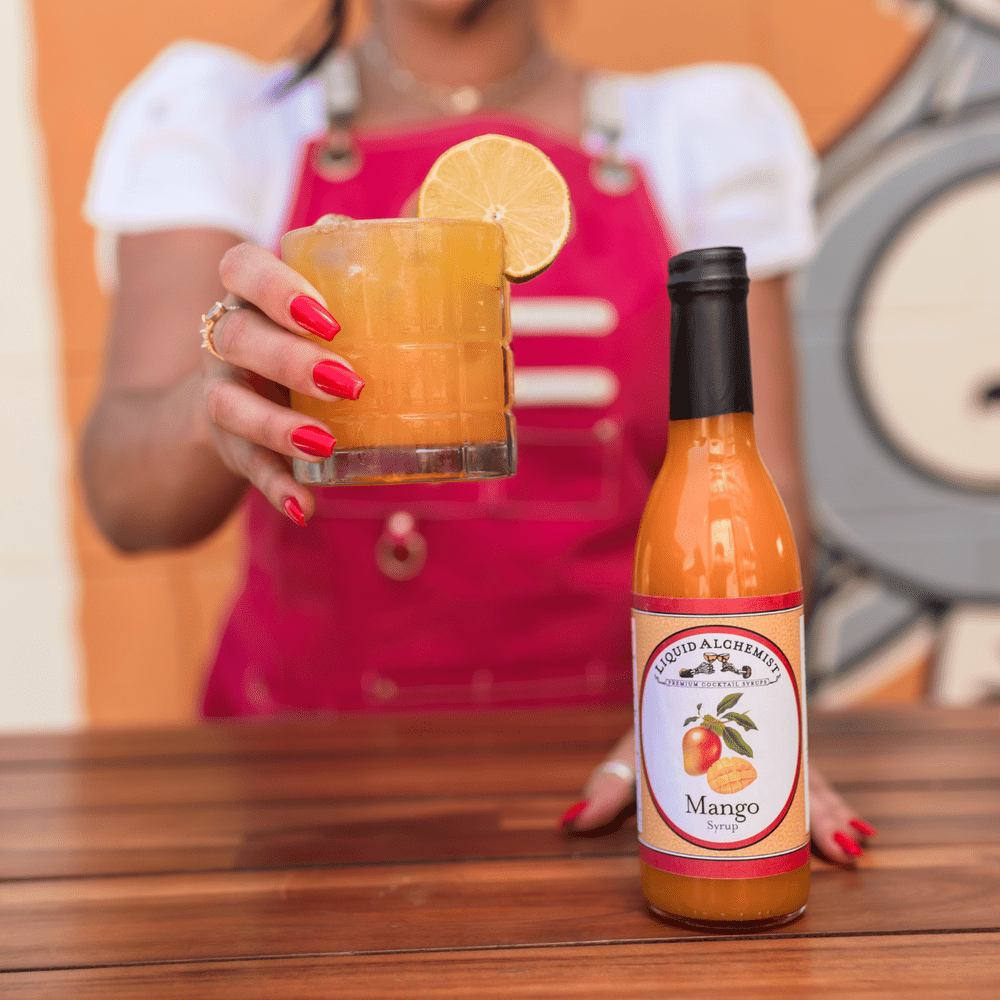 Liquid Alchemist Syrups - Mango Syrup for Margaritas, Cocktails & Drinks - 375 ML