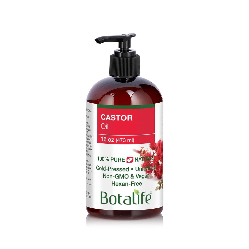BOTALIFE - Castor Oil 16 oz Pump Bottle (Pet)
