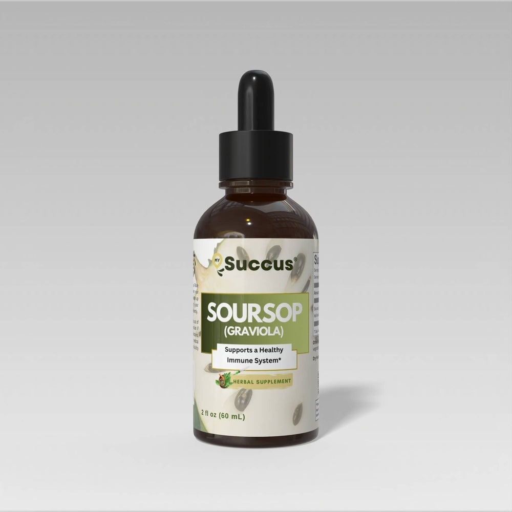 Succus - Soursop (Graviola) Tincture | Premium Soursop Herbal Extract - Alcohol Free / 1 fl oz