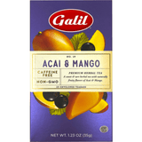 Galil Brands - Acai & Mango Herbal Tea | 20' Tea Bags | 1.23 oz | Galil