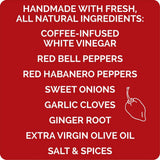 Queen Majesty Hot Sauce - Red Habanero & Black Coffee Hot Sauce - 5oz.