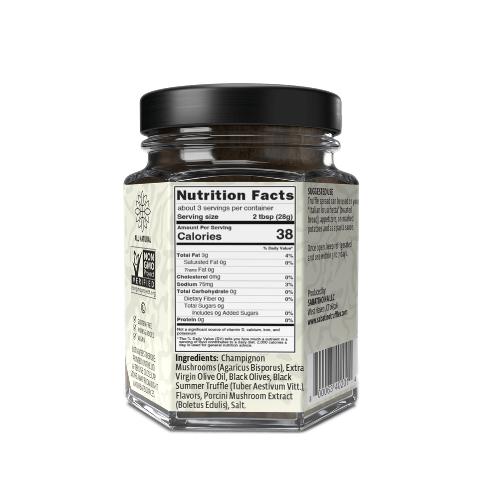 Sabatino Truffles - Black Truffle Sauce 3.2oz