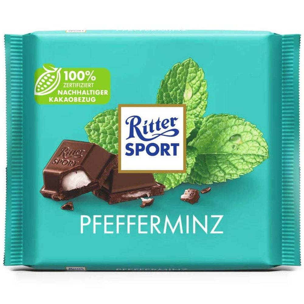 Global Bite Co - Ritter Sport Dark Peppermint 100g (Germany)