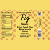 Hellenic Farms Vegan Fig Salami - Tikka Masala Onion 6.4oz