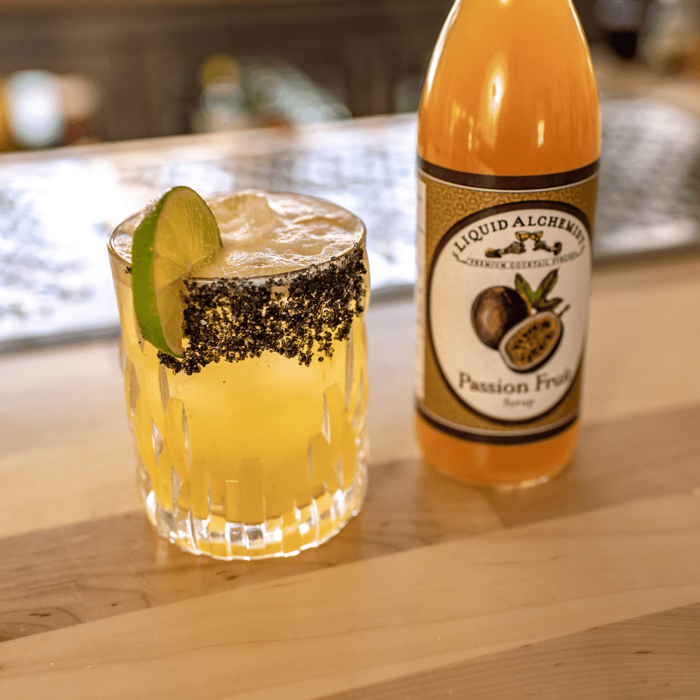 Liquid Alchemist Syrups - Passion Fruit Syrup for Cocktails, Drinks & Mixers - 375ml