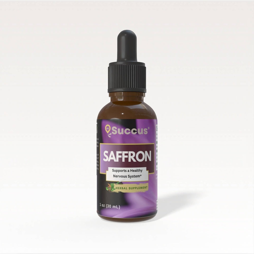 Succus - Saffron Tincture | Traditional Saffron Herbal Extract - Alcohol Free / 1 fl oz