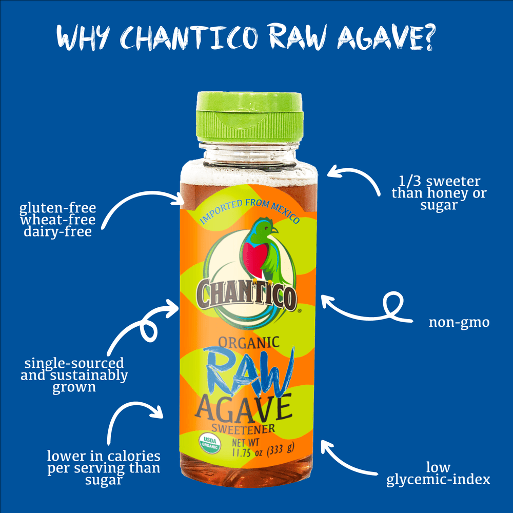 Chantico Agave - Chantico RAW Agave Sweetener- Organic Sugar Substitute