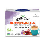 Quik Tea - Saffron Masala Chai Tea Latte - 10 Count