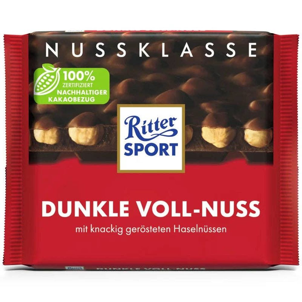 Global Bite Co - Ritter Sport Dark Whole Hazelnuts 100g (Germany)
