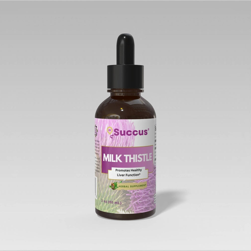 Succus - Milk Thistle Tincture | Traditional Support | Herbal Extract - Alcohol Free / 1 fl oz