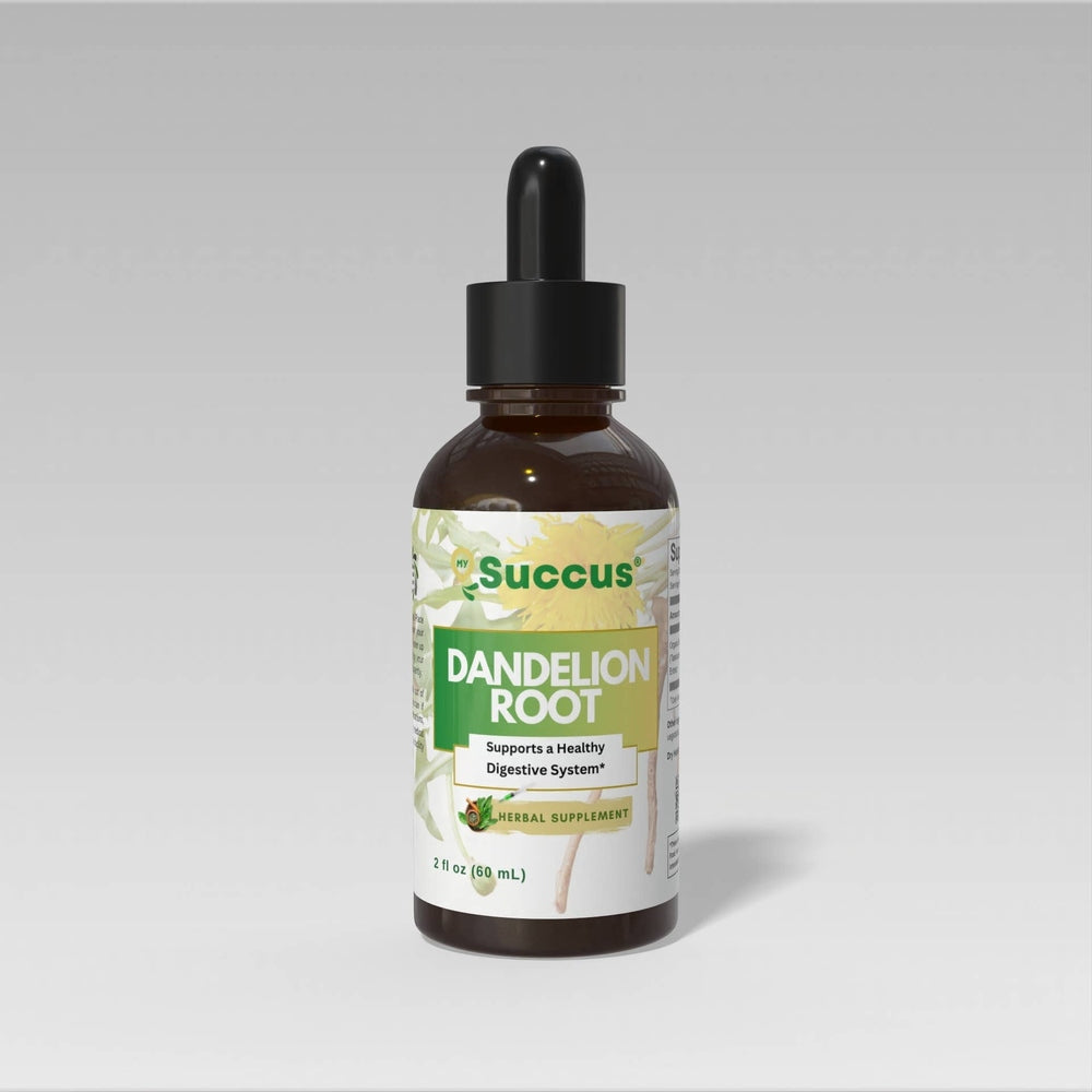 Succus - Dandelion Root Tincture | Premium Herbal Root Tincture - Alcohol Free / 1 fl oz