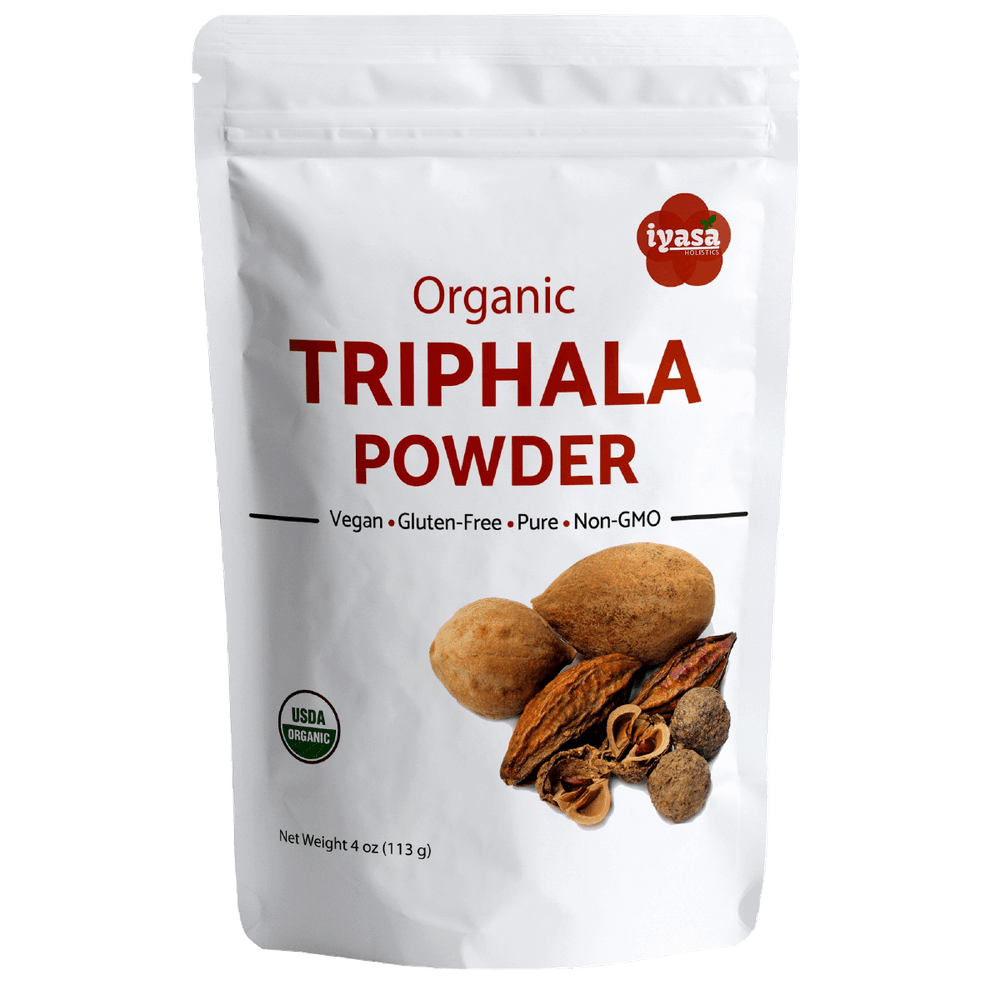 Iyasa Holistics - Organic Triphala Powder - 4 oz