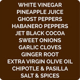 Queen Majesty Hot Sauce - Cocoa Ghost Hot Sauce - 5oz