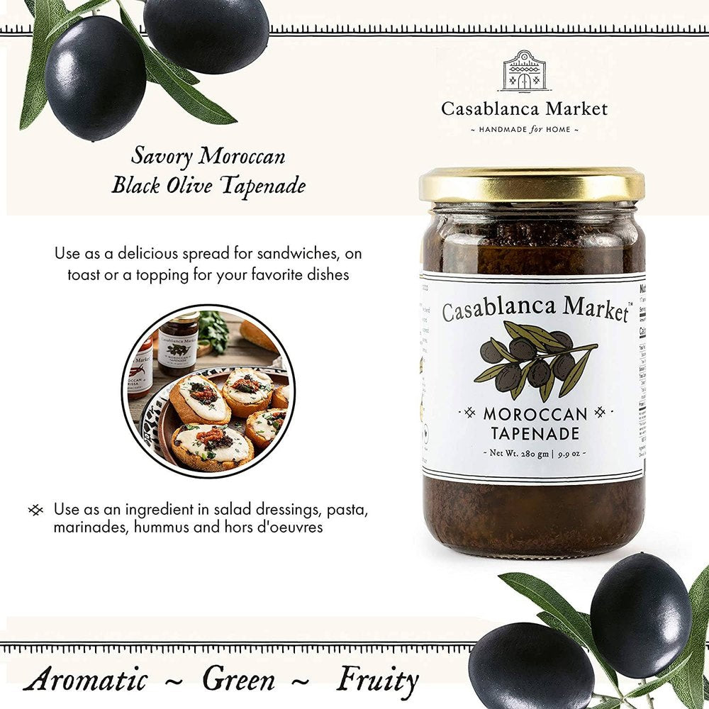 Casablanca Market - Casablanca Market Black Olive Tapenade Spread