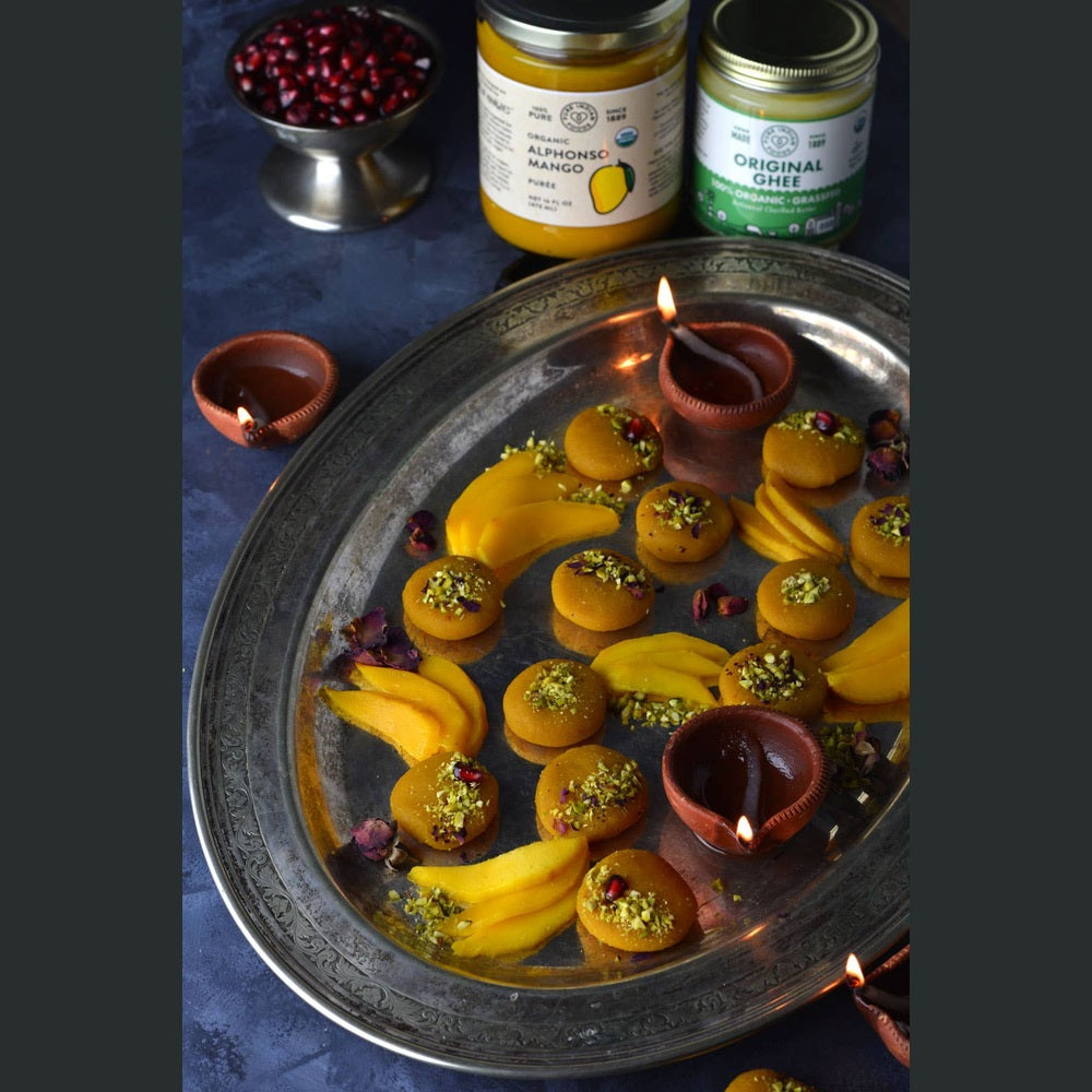 Pure Indian Foods - Alphonso Mango Puree, Certified Organic