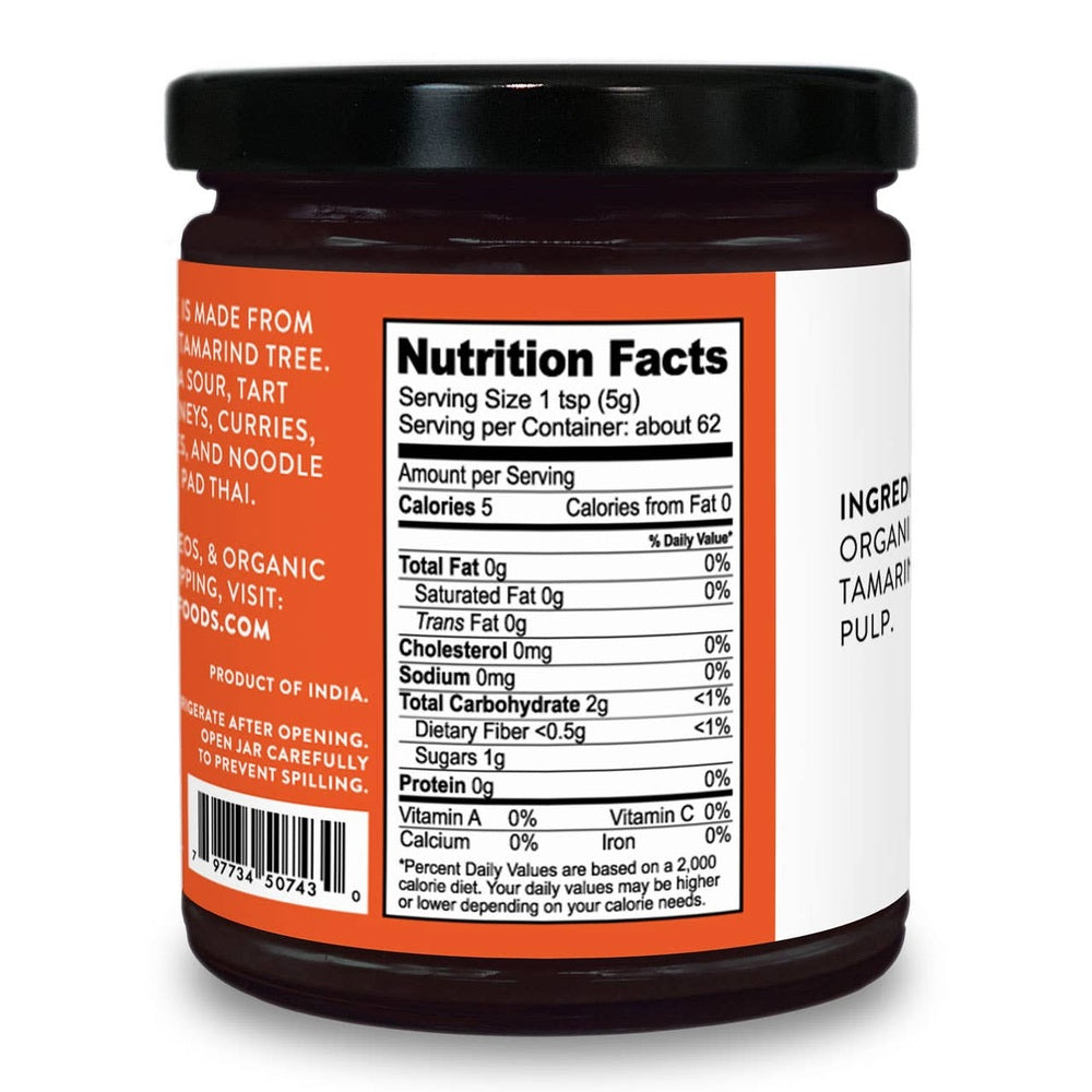 Pure Indian Foods - Tamarind Paste, Certified Organic - 11 oz