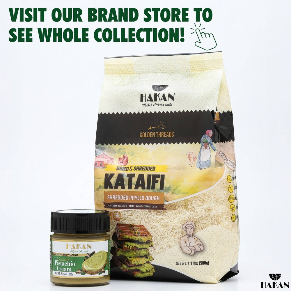 Hakan - Hakan Pistachio Cream, Pistachio Butter for Dubai Chocolate 7.05oz