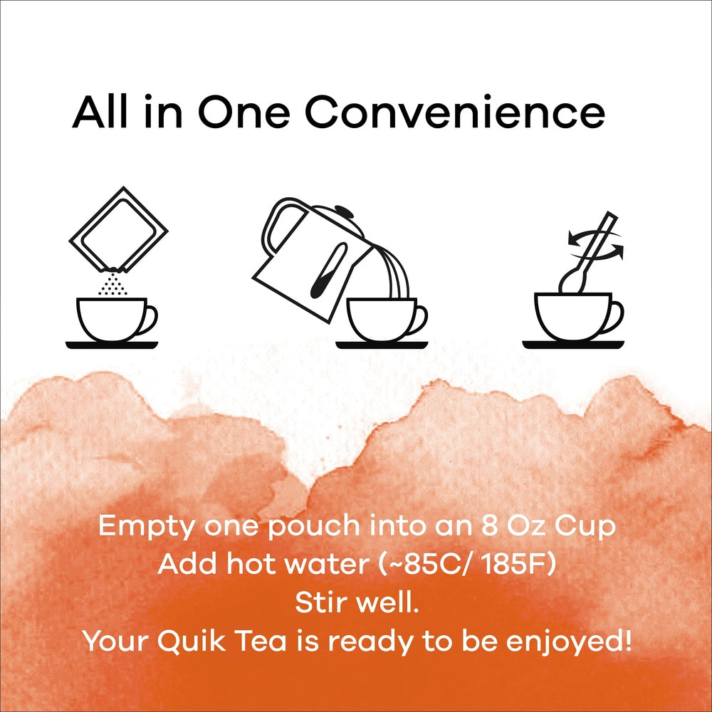 Quik Tea - Quik Café Tumeric Ginger Coffee Latte - 10 Count