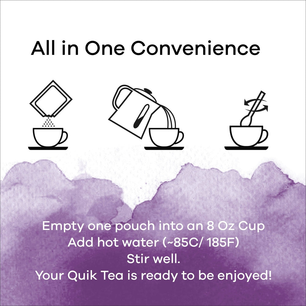 Quik Tea - Saffron Masala Chai Tea Latte - 10 Count