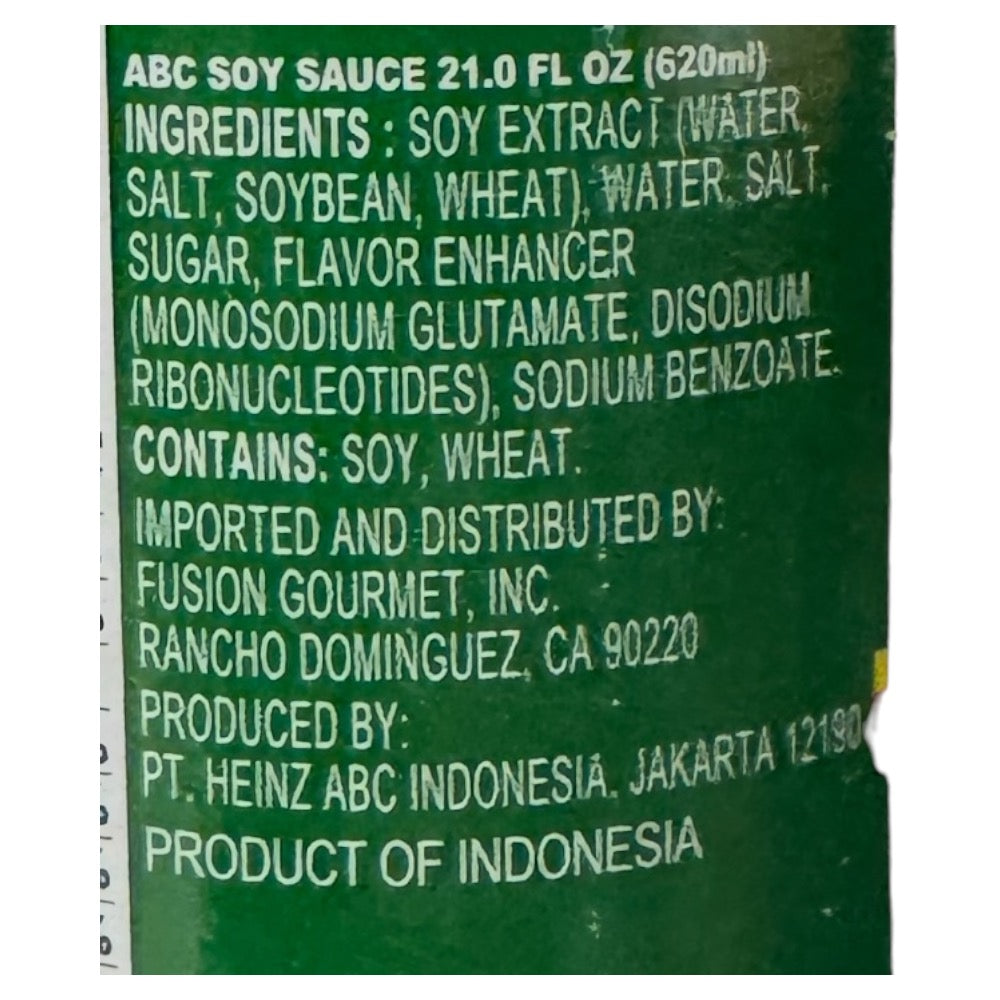 ABC Soy Sauce Salty
