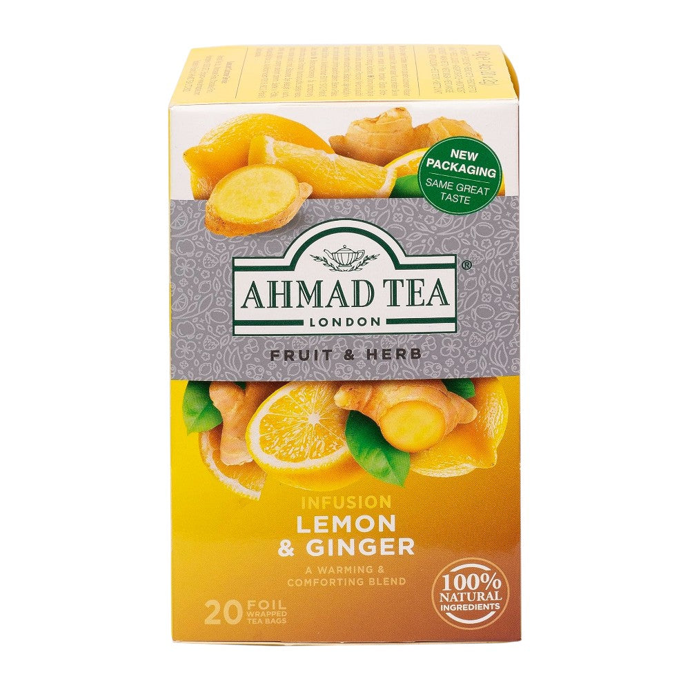 AHMAD TEA LEMON AND GINGER INFUSION