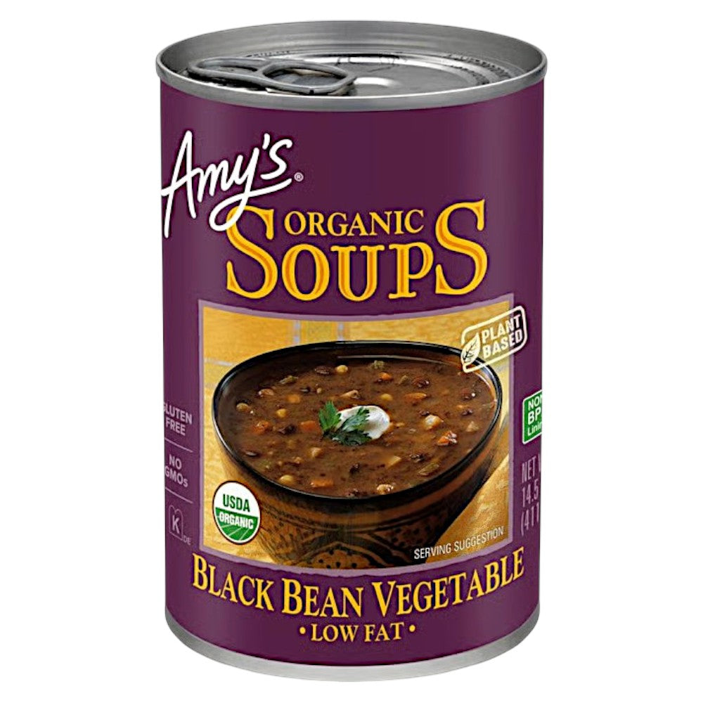 AMY'S ORGANIC SOUPS BLACK BEAN VEGETABLE