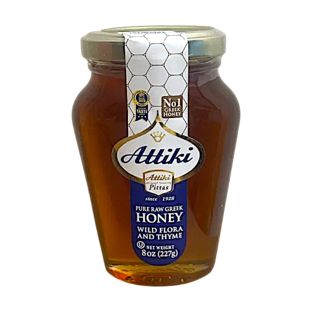 ATTIKI PURE RAW GREEK HONEY WILD FLORA AND THYME