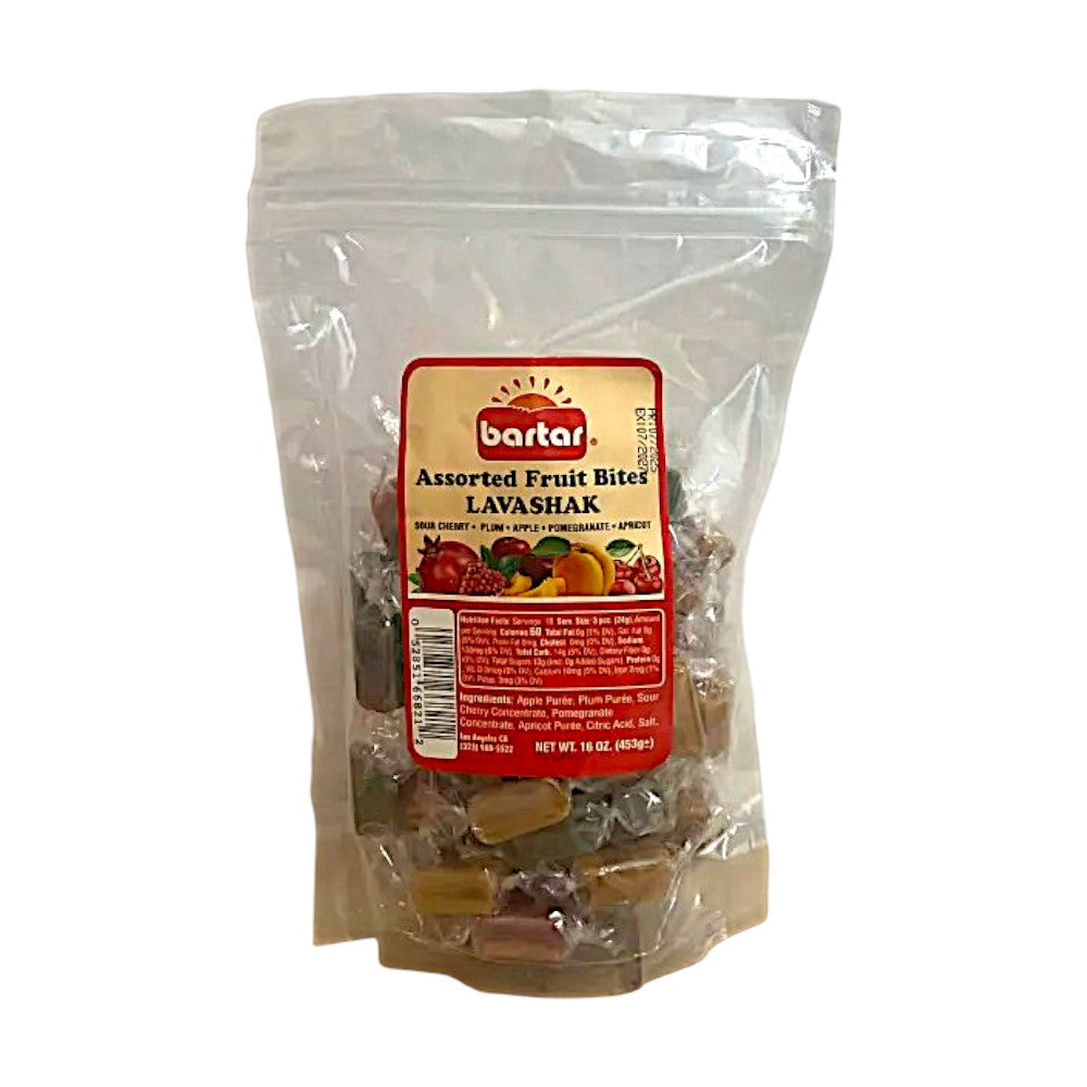 BARTAR ASSORTED FRUIT BITES LAVASHAK