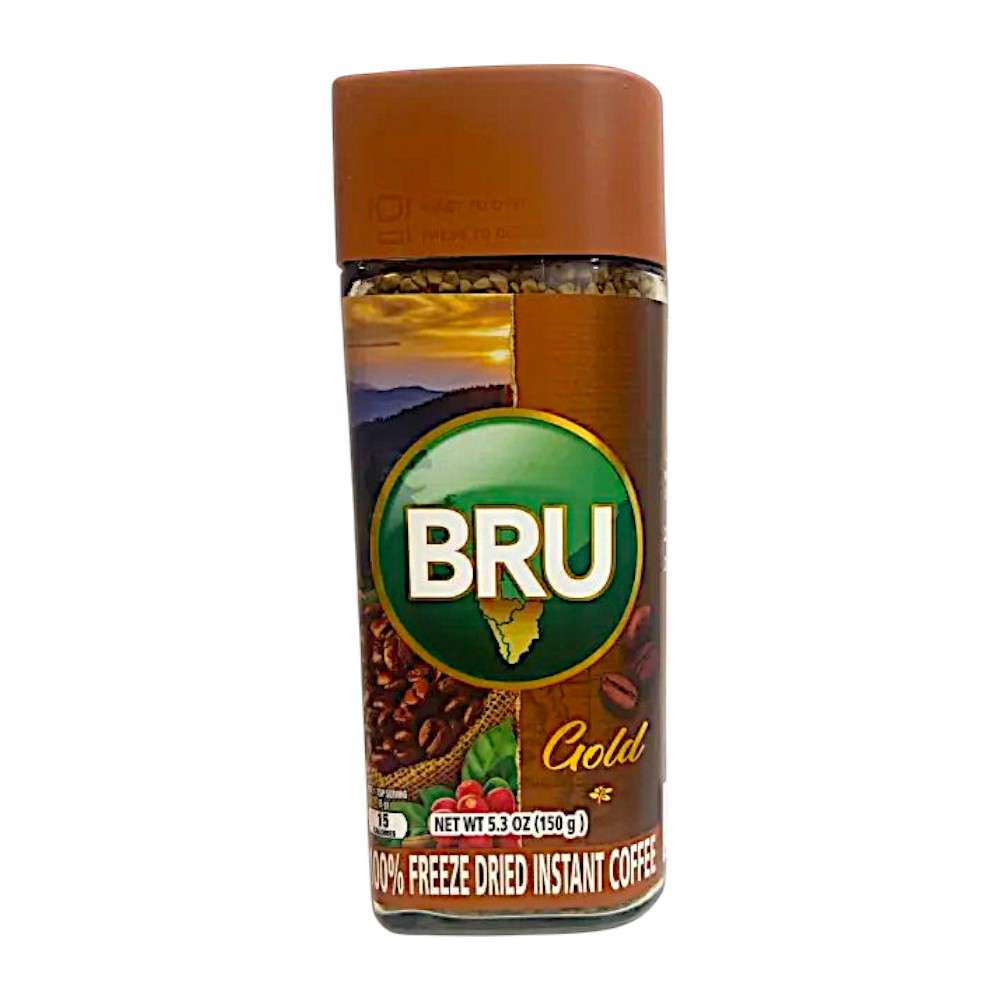 BRU GOLD 100% FREEZE DRIED INSTANT COFFEE